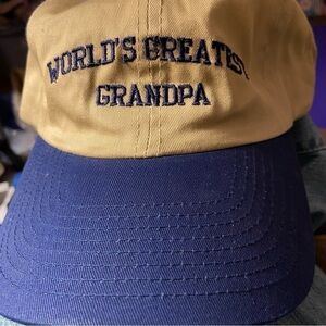 Fabulous hat for the World’s Greatest Grandpa air vents and adjustable strap.